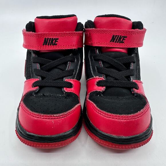Nike Toddler Prestige IV Red/Black Hi-Top 585616-060 Unisex Shoes 7C Sporty Lace - Picture 8 of 9